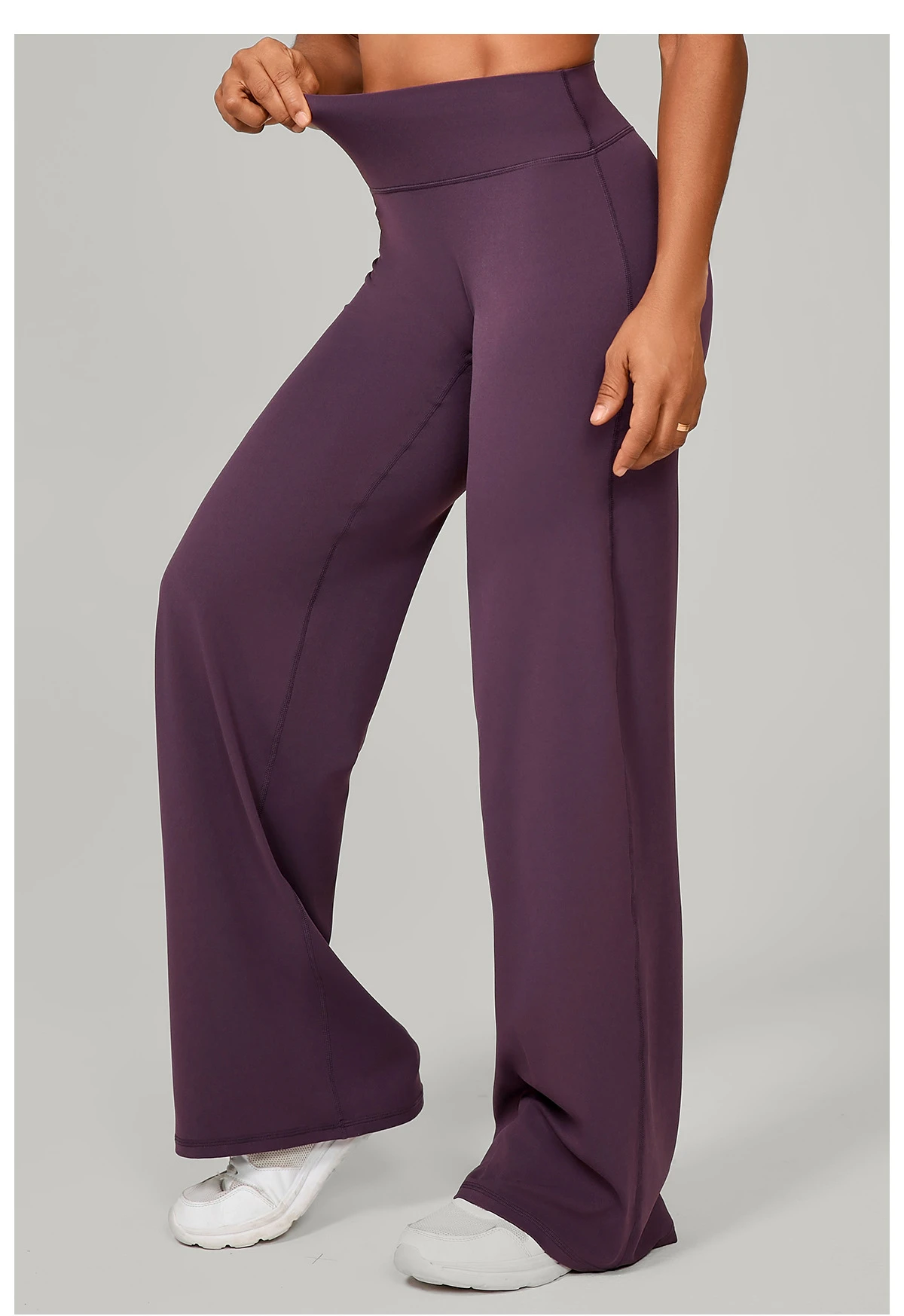 Autumn Sand Pilates Straight Yoga Pants All Match Loose Wide Leg Pants 1 Autumn Sand Pilates Straight Yoga Pants All Match Loose Wide Leg Pants