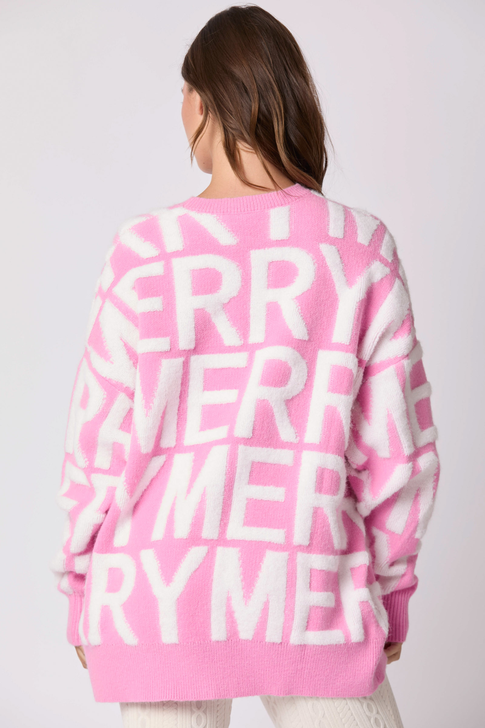 Autumn Winter Letter Graphic Loose Pullover Long Sleeved Top 2 Autumn Winter Letter Graphic Loose Pullover Long Sleeved Top - Image 2