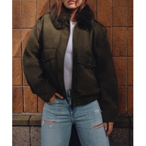 Fur Collar Detachable Jacket Coat