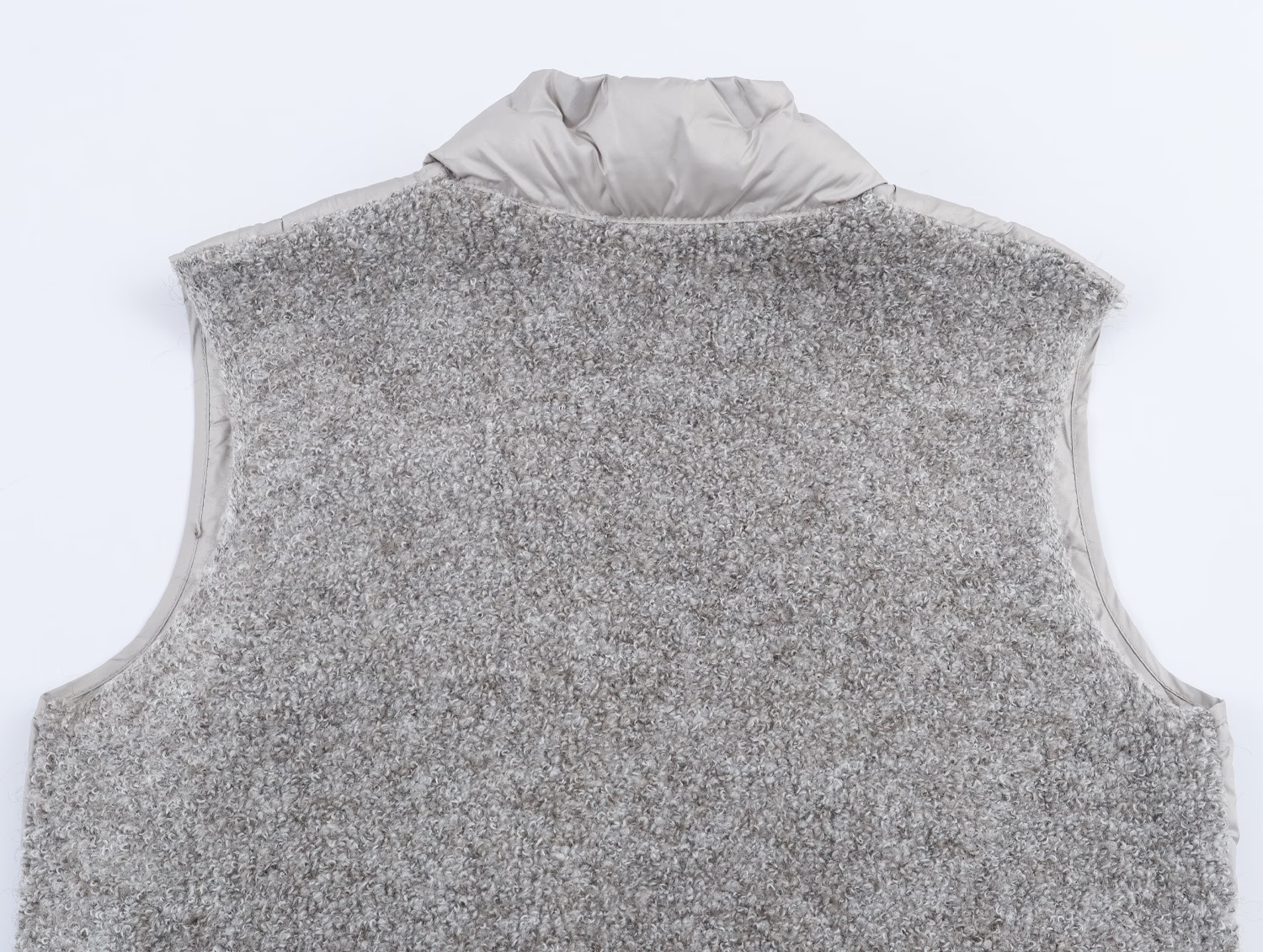 Winter Towel Needle Patchwork Stand up Collar Diamond Zipper Sleeveless Waistcoat Vest 13 Winter Towel Needle Patchwork Stand Up Collar Diamond Zipper Sleeveless Waistcoat Vest - Image 13