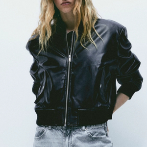 Loose Locomotive Coated Pilot Short Jacket