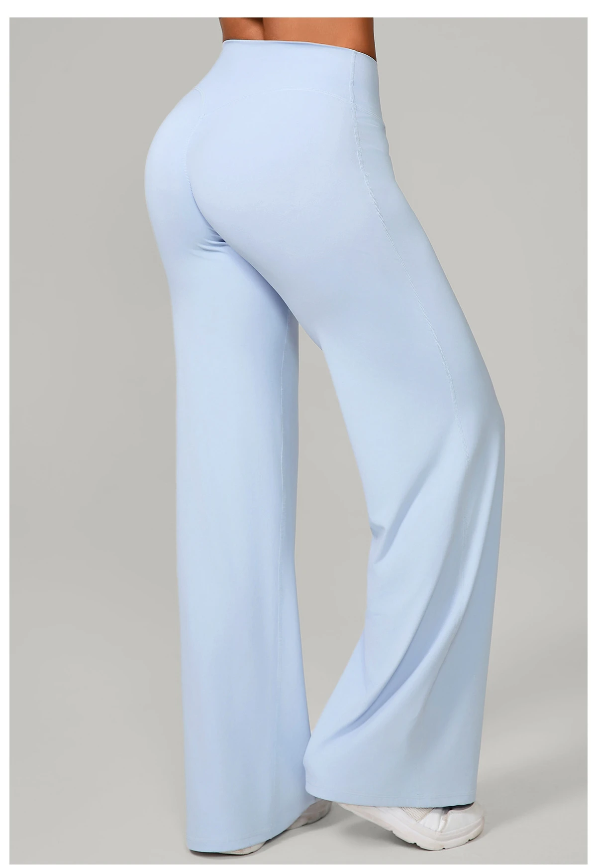 Autumn Sand Pilates Straight Yoga Pants All Match Loose Wide Leg Pants 3 Autumn Sand Pilates Straight Yoga Pants All Match Loose Wide Leg Pants - Image 3