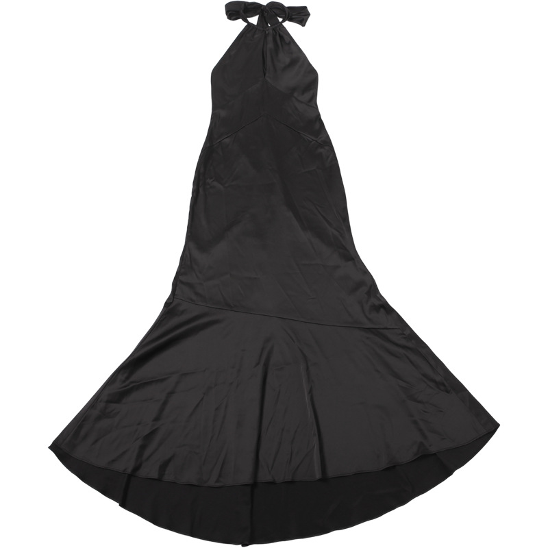 Autumn Winter Cutout Halter Tied Slim Fit Backless Elegant Dress 11 Autumn Winter Cutout Halter Tied Slim Fit Backless Elegant Dress - Image 11