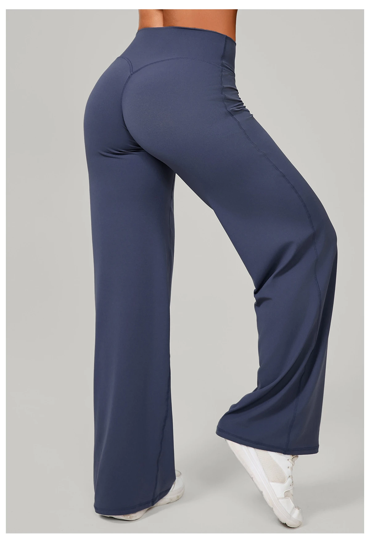 Autumn Sand Pilates Straight Yoga Pants All Match Loose Wide Leg Pants 6 Autumn Sand Pilates Straight Yoga Pants All Match Loose Wide Leg Pants - Image 6
