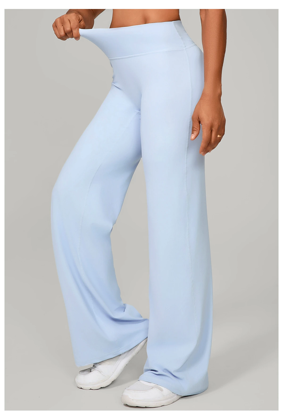 Autumn Sand Pilates Straight Yoga Pants All Match Loose Wide Leg Pants 2 Autumn Sand Pilates Straight Yoga Pants All Match Loose Wide Leg Pants - Image 2