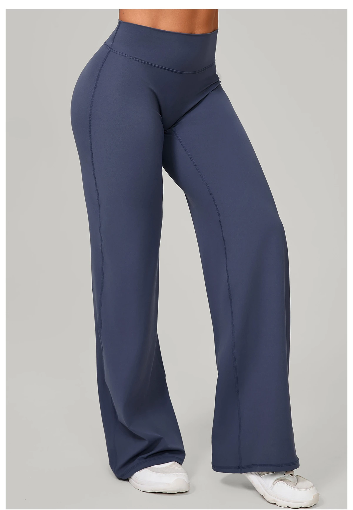 Autumn Sand Pilates Straight Yoga Pants All Match Loose Wide Leg Pants 5 Autumn Sand Pilates Straight Yoga Pants All Match Loose Wide Leg Pants - Image 5