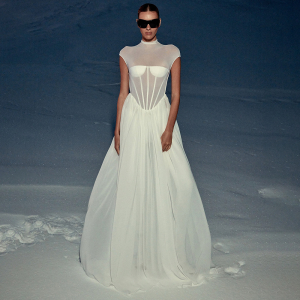 Arrival Women Clothing White Light Semi Transparent Chiffon Large Swing Dress Fairy Long