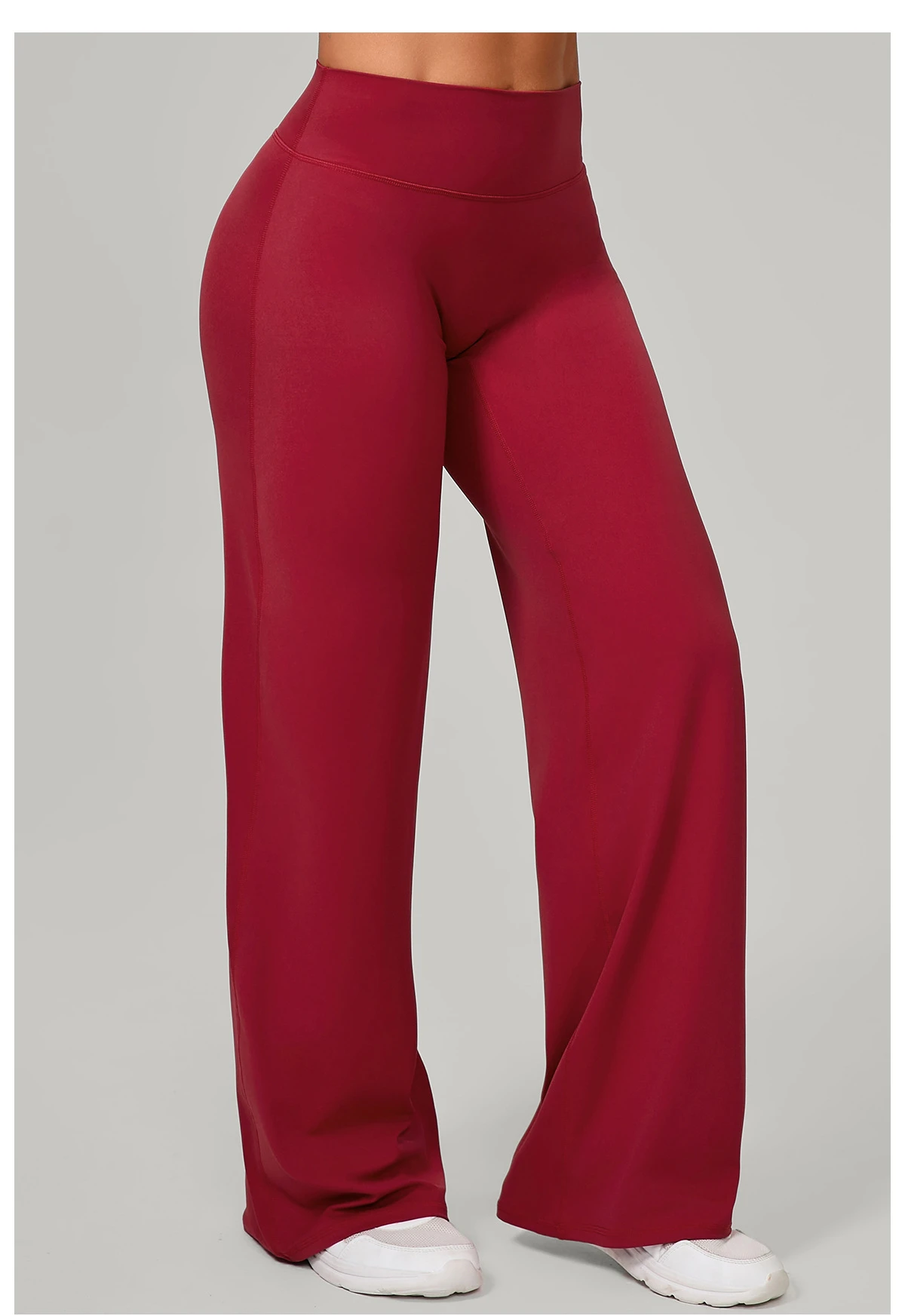 Autumn Sand Pilates Straight Yoga Pants All Match Loose Wide Leg Pants 9 Autumn Sand Pilates Straight Yoga Pants All Match Loose Wide Leg Pants - Image 9