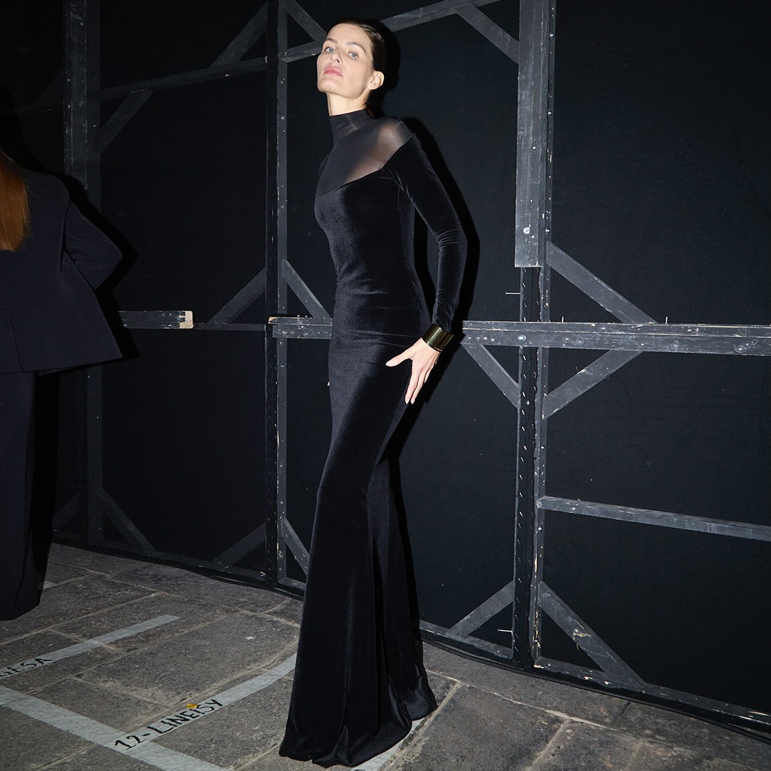 Autumn Winter High Collar Long Sleeve Elegant Graceful Slim Solid Color Slimming Dress 2 Autumn Winter High Collar Long Sleeve Elegant Graceful Slim Solid Color Slimming Dress - Image 2