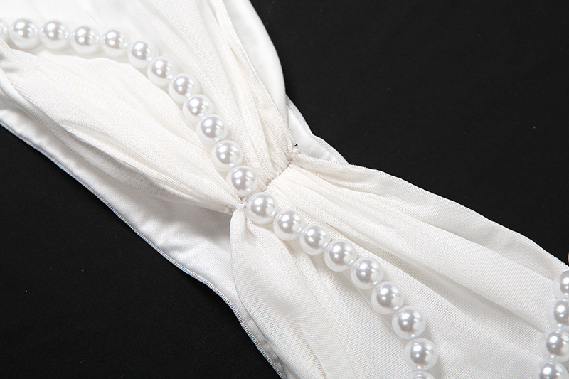 Autumn Winter Pearl Decoration Cropped Wrapped Chest Low Waist Hip Wrapped Long Skirt Set 10 Autumn Winter Pearl Decoration Cropped Wrapped Chest Low Waist Hip Wrapped Long Skirt Set - Image 10