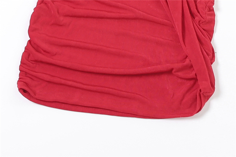 Autumn Winter Deep V Plunge Halter Backless Hip Solid Color Dress 9 Autumn Winter Deep V Plunge Halter Backless Hip Solid Color Dress - Image 9