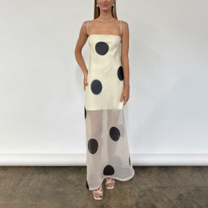 Elegant Slim Backless Spaghetti Straps Maxi Dress