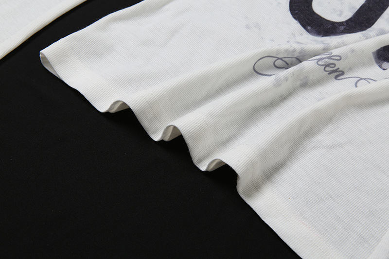 Autumn See through Slim Fit V neck Printed Long Sleeved T shirt Top 10 Autumn See Through Slim Fit V Neck Printed Long Sleeved T Shirt Top - Image 10